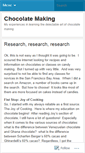 Mobile Screenshot of chocolate.wordpress.com