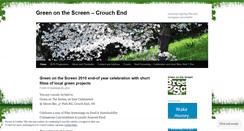 Desktop Screenshot of greenonthescreennorthlondon.wordpress.com