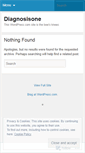 Mobile Screenshot of diagnosisone.wordpress.com