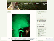 Tablet Screenshot of msafirimuzungu.wordpress.com