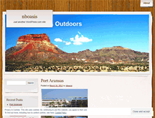 Tablet Screenshot of nboasis.wordpress.com