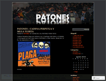 Tablet Screenshot of patonespunk.wordpress.com