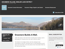 Tablet Screenshot of grasmerevillage.wordpress.com