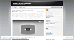Desktop Screenshot of distanceedconnections.wordpress.com