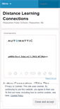 Mobile Screenshot of distanceedconnections.wordpress.com