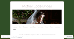 Desktop Screenshot of motherlodebrides.wordpress.com