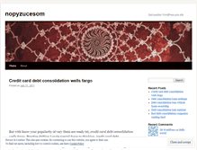 Tablet Screenshot of nopyzucesom.wordpress.com