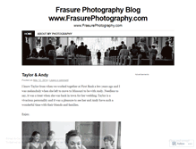 Tablet Screenshot of frasurephotography.wordpress.com