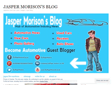 Tablet Screenshot of jaspermorison.wordpress.com