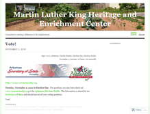 Tablet Screenshot of mlkheritageenrichmentcenter.wordpress.com