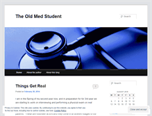 Tablet Screenshot of oldmedstudent.wordpress.com