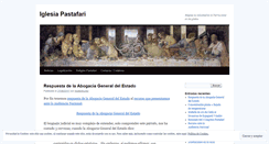 Desktop Screenshot of iglesiapastafari.wordpress.com