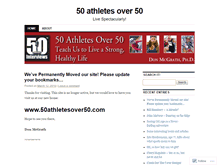 Tablet Screenshot of 50athletesover50.wordpress.com