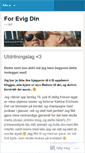 Mobile Screenshot of forevigdin.wordpress.com