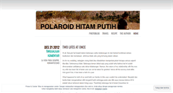 Desktop Screenshot of polaroidhitamputih.wordpress.com