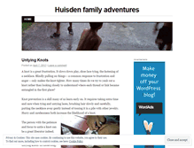 Tablet Screenshot of huisden.wordpress.com