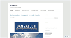 Desktop Screenshot of bosnarije.wordpress.com