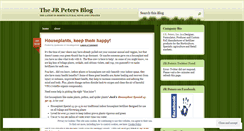 Desktop Screenshot of jrpeters.wordpress.com