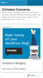 Mobile Screenshot of christianconcerns.wordpress.com