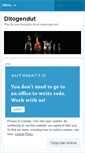 Mobile Screenshot of ditogendut.wordpress.com