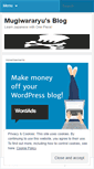 Mobile Screenshot of mugiwararyu.wordpress.com