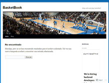 Tablet Screenshot of basketbook.wordpress.com