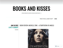 Tablet Screenshot of booksandkisses.wordpress.com