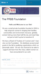 Mobile Screenshot of prbbfoundation.wordpress.com