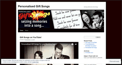 Desktop Screenshot of giftsongs.wordpress.com