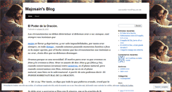 Desktop Screenshot of majosain.wordpress.com