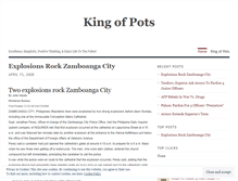 Tablet Screenshot of kingofpots.wordpress.com