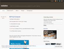 Tablet Screenshot of eatates.wordpress.com