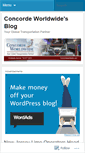 Mobile Screenshot of concordeworldwide.wordpress.com