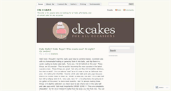 Desktop Screenshot of ckcakes4u.wordpress.com