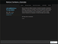 Tablet Screenshot of medicofamiliar.wordpress.com