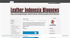 Desktop Screenshot of leatherindonesia.wordpress.com