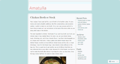 Desktop Screenshot of amatulla.wordpress.com
