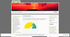 Desktop Screenshot of guethosdosol.wordpress.com
