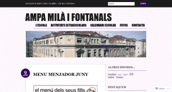 Desktop Screenshot of ampamilaifontanals.wordpress.com