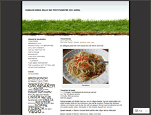 Tablet Screenshot of billigmat.wordpress.com
