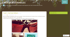 Desktop Screenshot of chocolatekrinkles.wordpress.com