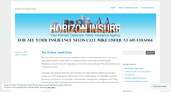 Desktop Screenshot of horizoninsure.wordpress.com