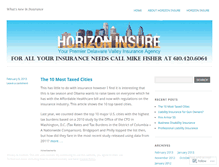 Tablet Screenshot of horizoninsure.wordpress.com