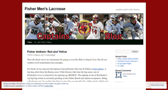 Desktop Screenshot of fishermenslacrosse.wordpress.com