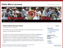 Tablet Screenshot of fishermenslacrosse.wordpress.com