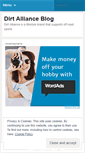 Mobile Screenshot of dirtallianceblog.wordpress.com