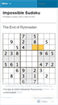 Mobile Screenshot of impossiblesudoku.wordpress.com