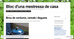 Desktop Screenshot of mestressadecasa.wordpress.com