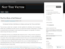 Tablet Screenshot of notthevictim.wordpress.com