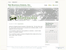 Tablet Screenshot of magnoliaschool.wordpress.com